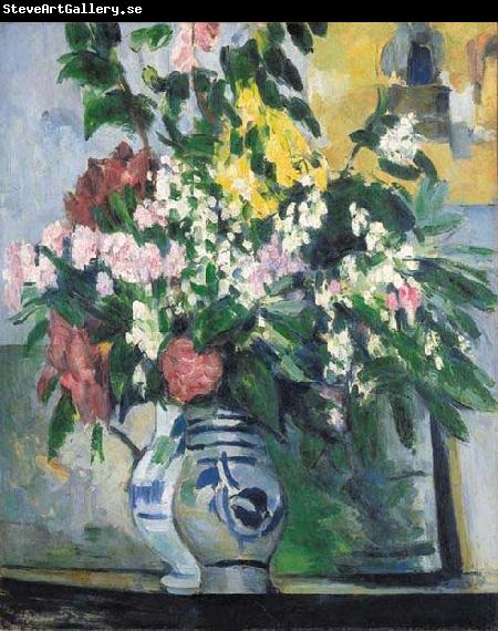 Paul Cezanne Les deux vases de fleurs